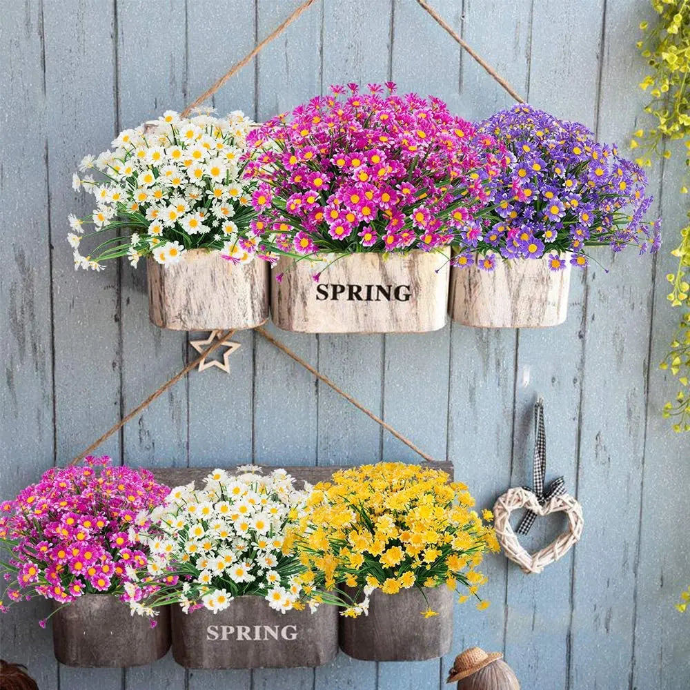 Fausses fleurs de marguerite réalistes