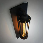 Applique murale LED style industriel rétro blanc