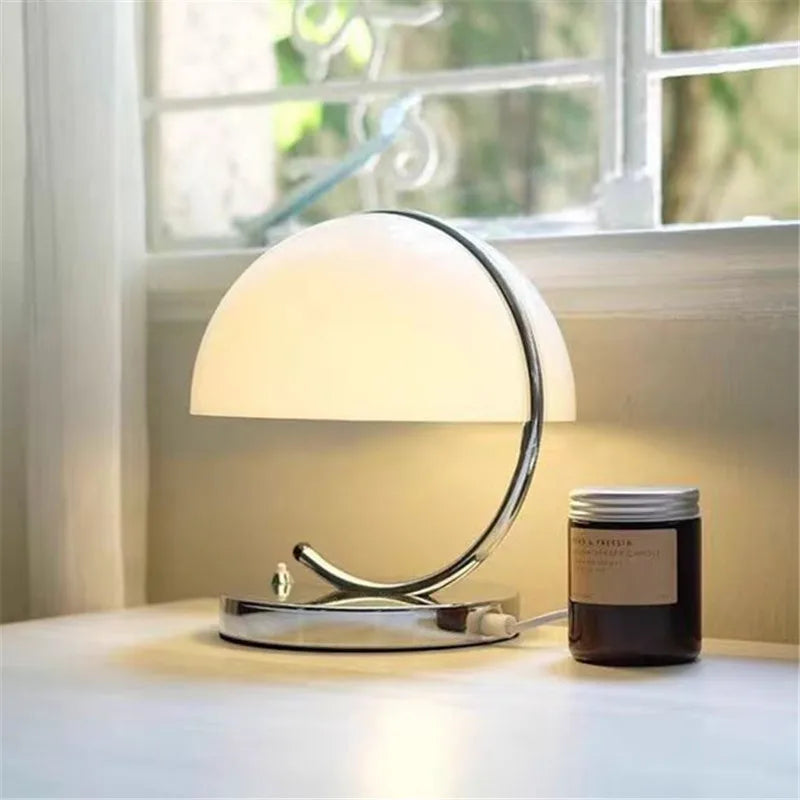 Lampe de table orange minimaliste pour chambre