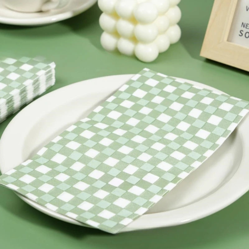 Lot de 20 serviettes en papier décoratives pour événements