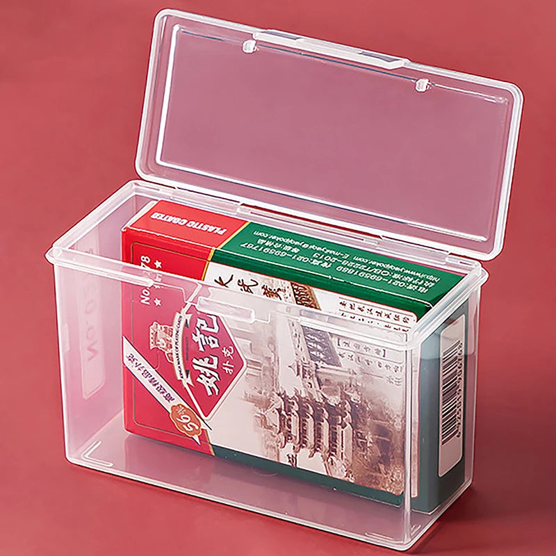 Boîte transparente pour cartes de poker
