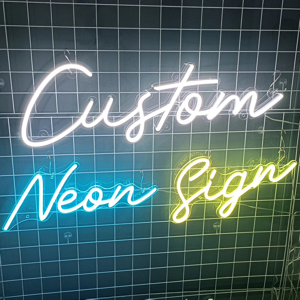 Enseigne LED personnalisée avec texte pour mariage