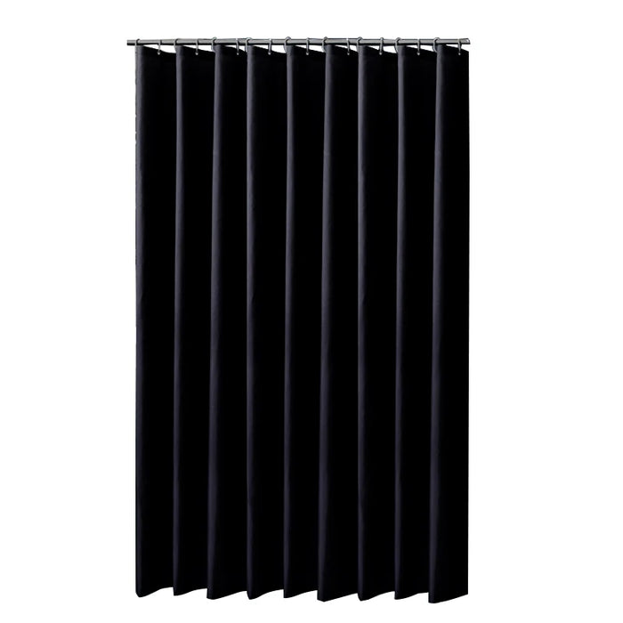 Stylish Black Waterproof Shower Curtains - Bathroom Decor
