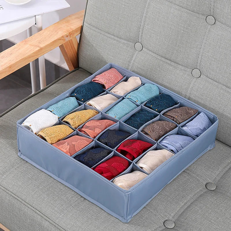 Organisateur de vêtements pliable avec séparateurs pour t-shirts et sous-vêtements