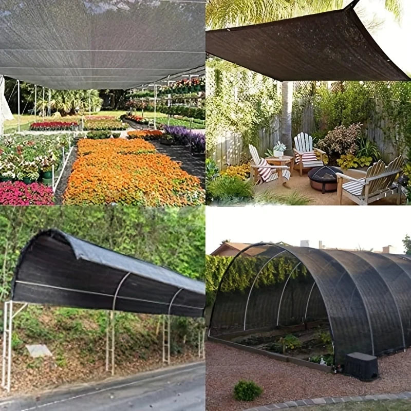 Voile d'ombrage 4x4 m gris clair pour extérieur