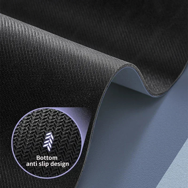 Tapis de cuisine en diatomite placé devant un évier