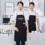 Tablier de cuisine homme personnalisé imperméable avec poche
