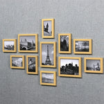 Cadre photo rectangle en polymère écologique de couleur blanche