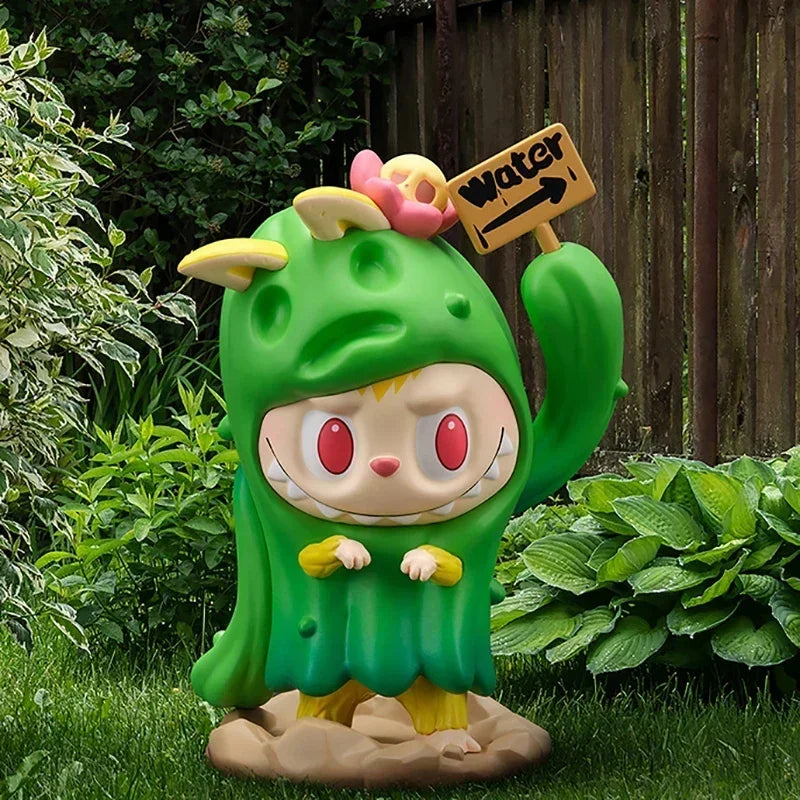 Figurine Labubu bleu ciel mignon