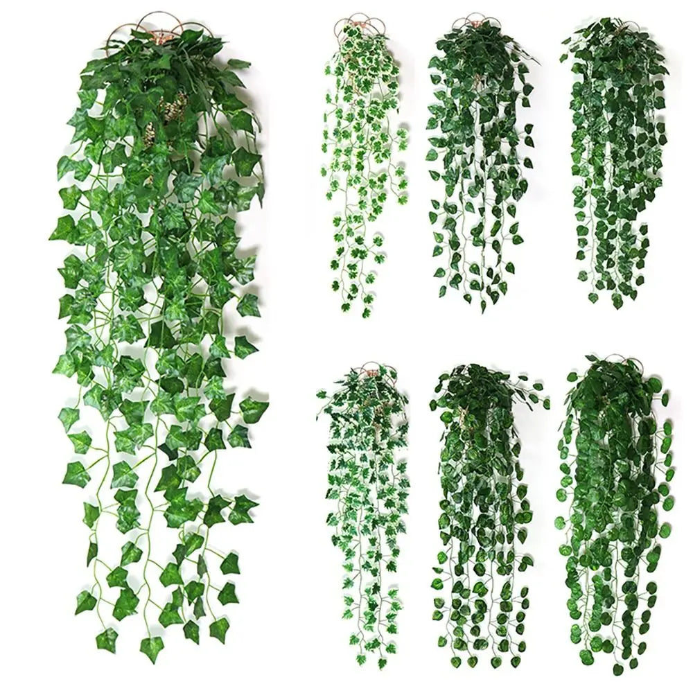 Guirlande de faux lierre artificiel vert 90cm
