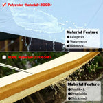 Voile d'ombrage beige déployée sur un patio