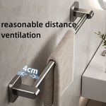 Installation facile du porte-serviettes sans perçage