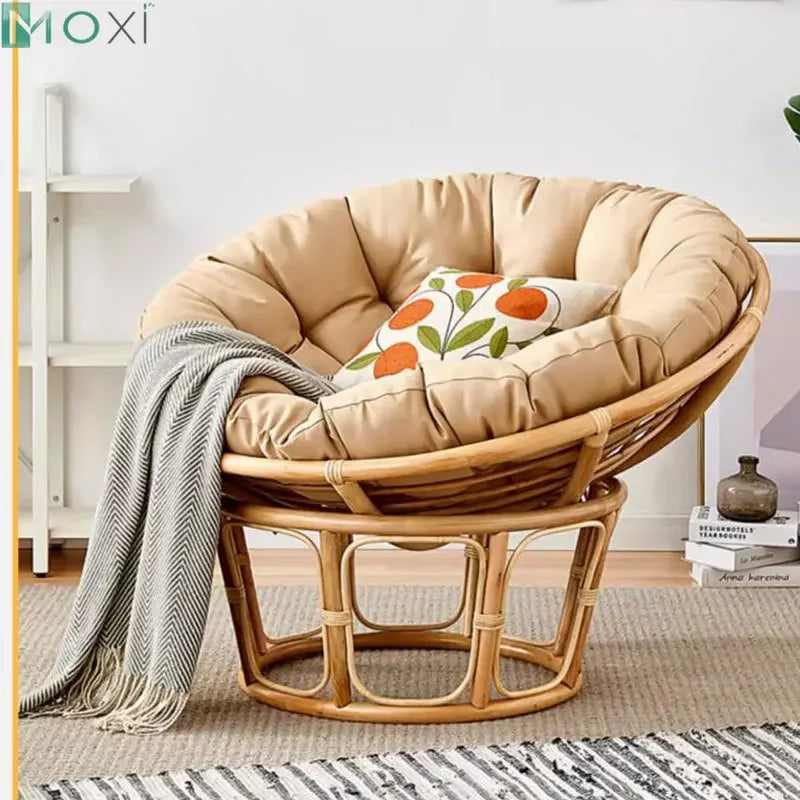 Coussin de jardin pour balançoire en rotin