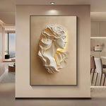 Vue de côté de l'applique murale avec design en alliage d'aluminium