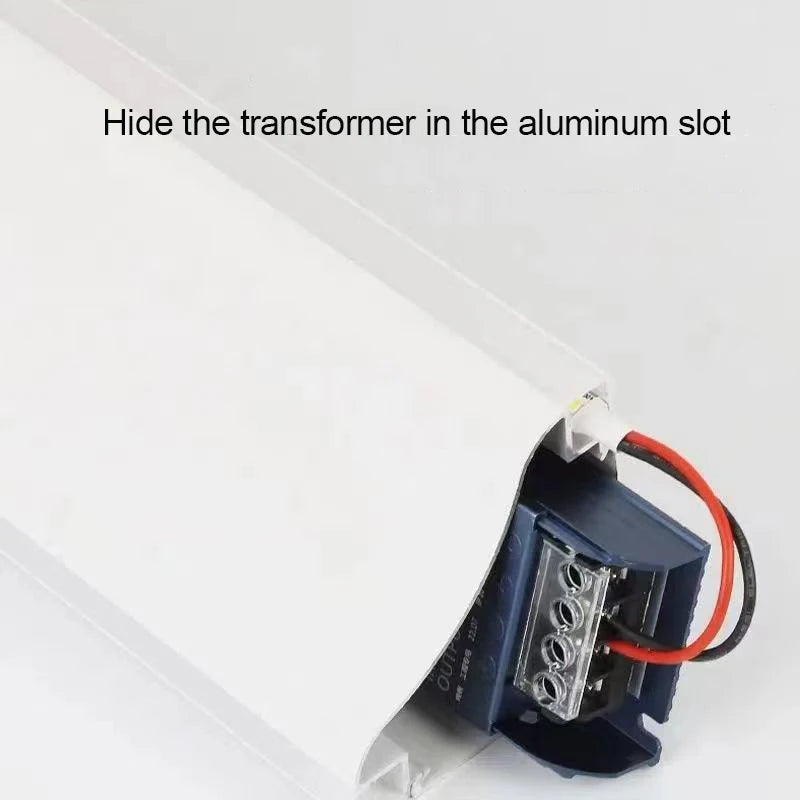 Détail du profilé en aluminium de la bande LED