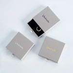 Boîte à bijoux en papier kraft personnalisable avec organisateur de boucles d'oreilles
