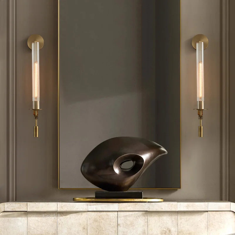 Luminaire vintage laiton