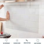 Autocollant mural transparent résistant à l'huile pour cuisine