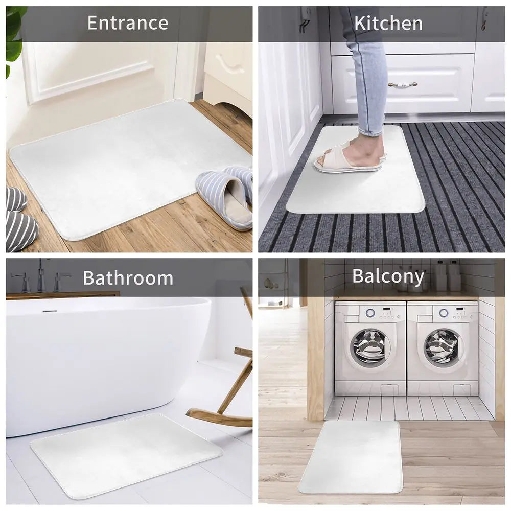 Tapis d'entrée antidérapant avec motif humoristique