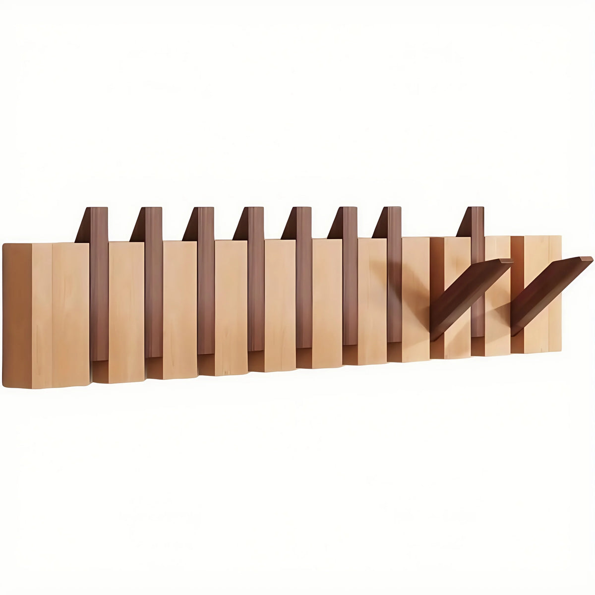 Porte-manteau mural design piano vue de côté