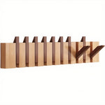 Porte-manteau mural design piano vue de côté