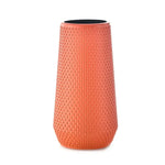 Ensemble de cache-pots orange, rouge, jaune et blanc