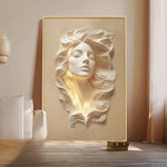 Détail de l'abat-jour en cristal de l'applique murale contemporaine