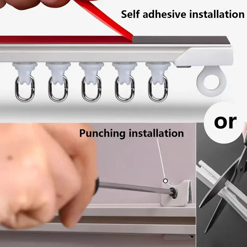 Tringle perforée pour fixation murale