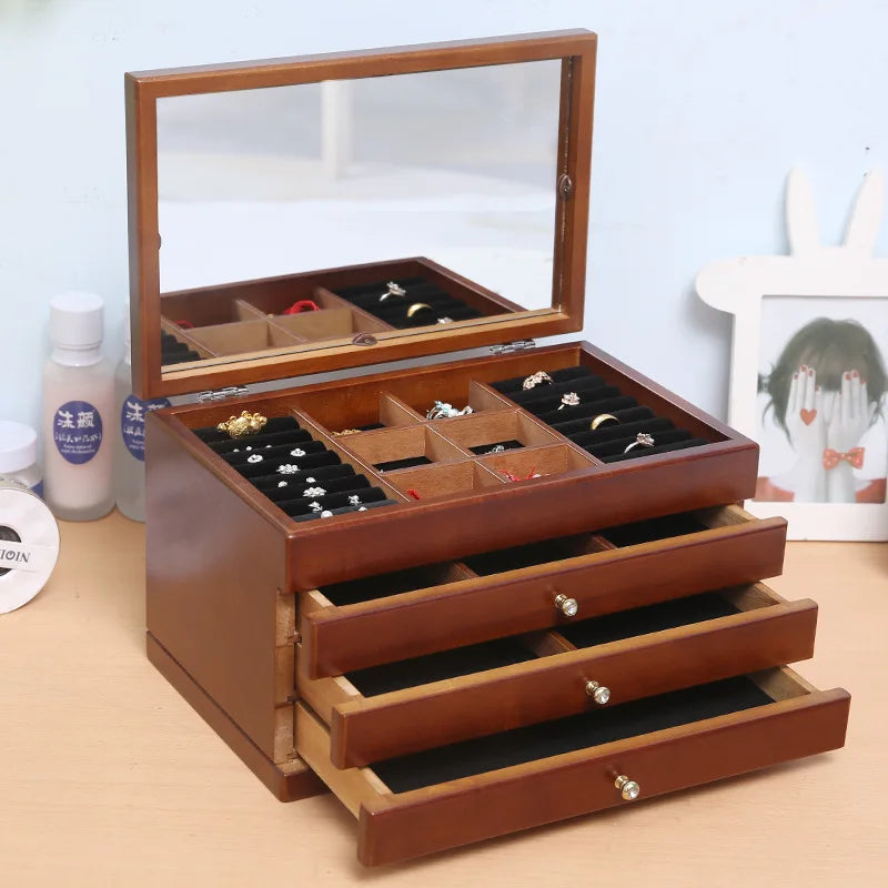 Intérieur en velours de la boîte de rangement pour bijoux - Protection contre les rayures