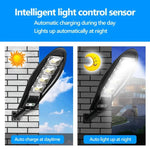 Lampe solaire LED avec télécommande et détecteur de mouvement