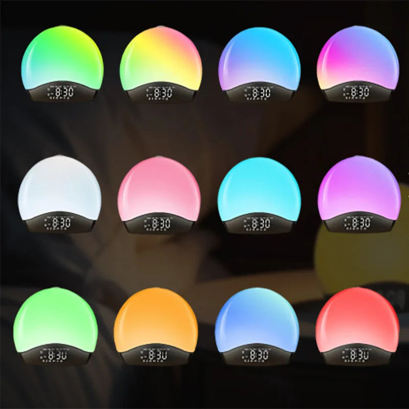 Réveil simulateur d'aube avec fonction bruit blanc et Bluetooth