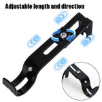 Support tringle rideau réglable avec vis de fixation