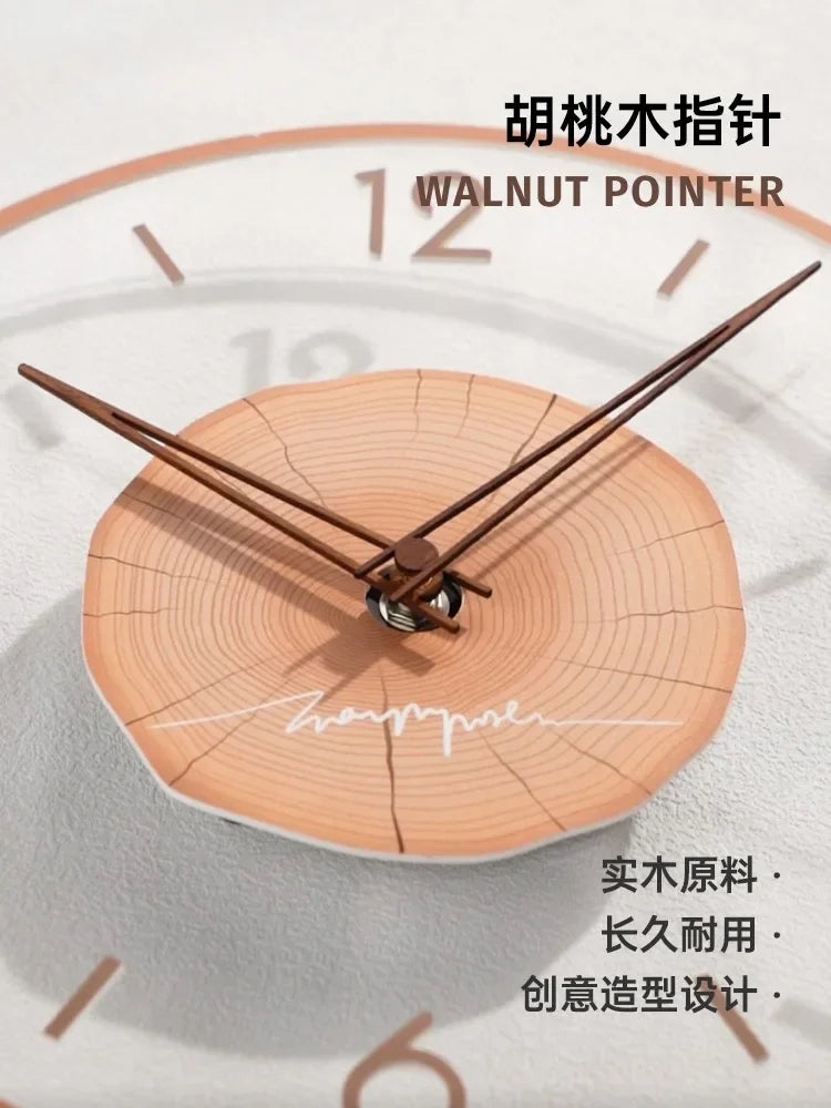 Horloge de salon design blanc 30 cm