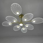 Lustre brun luminaire LED intérieur