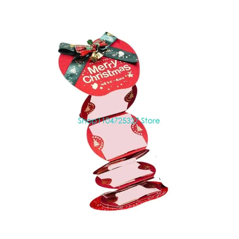 Enveloppe Noël chocolat compartiments pour cartes