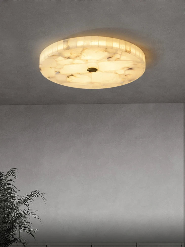Plafonnier marbre design intérieur moderne