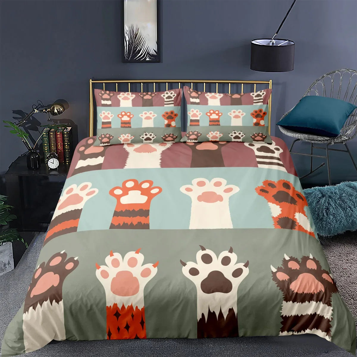 Literie chat polyester doux
