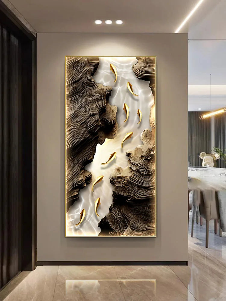 Détail de l'applique murale design en alliage d'aluminium et bois