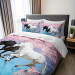 Linge de lit Ombre Interieur motif cheval