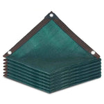 Filet d'ombrage HDPE vert foncé pour pergola