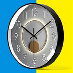 Horloge murale quartz moderne vue de face