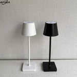 Lampe de chevet LED rechargeable dorée avec contrôle tactile