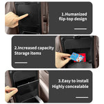 Boîte de rangement cachée pour console BMW