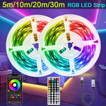 Ruban LED RGB 20 mètres avec télécommande