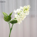 Branche de lilas artificiel noir pour déco maison