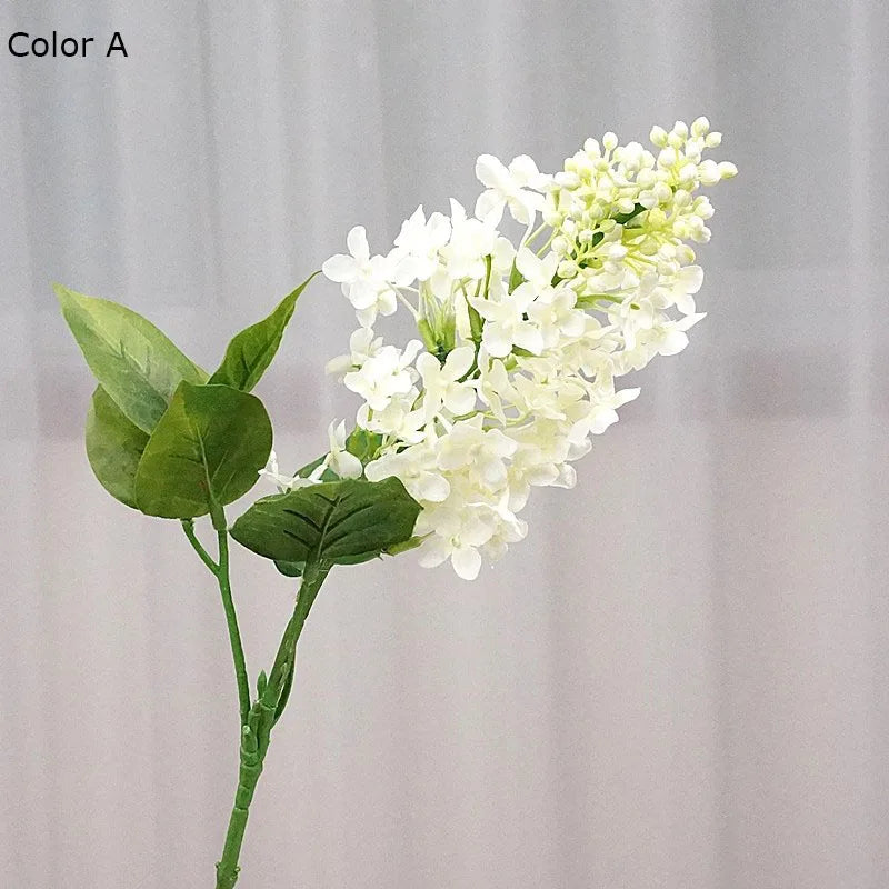 Branche de lilas artificiel noir pour déco maison