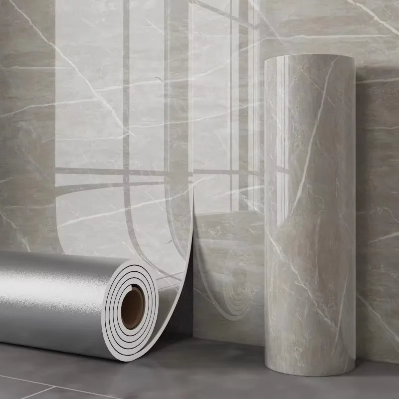 Papier peint PVC résistant à l'humidité beige