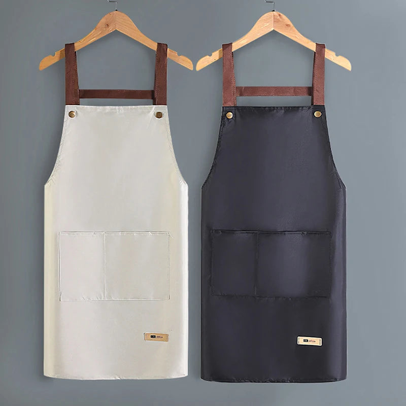 Tablier de cuisine avec sangles arrière ajustables pour un port confortable