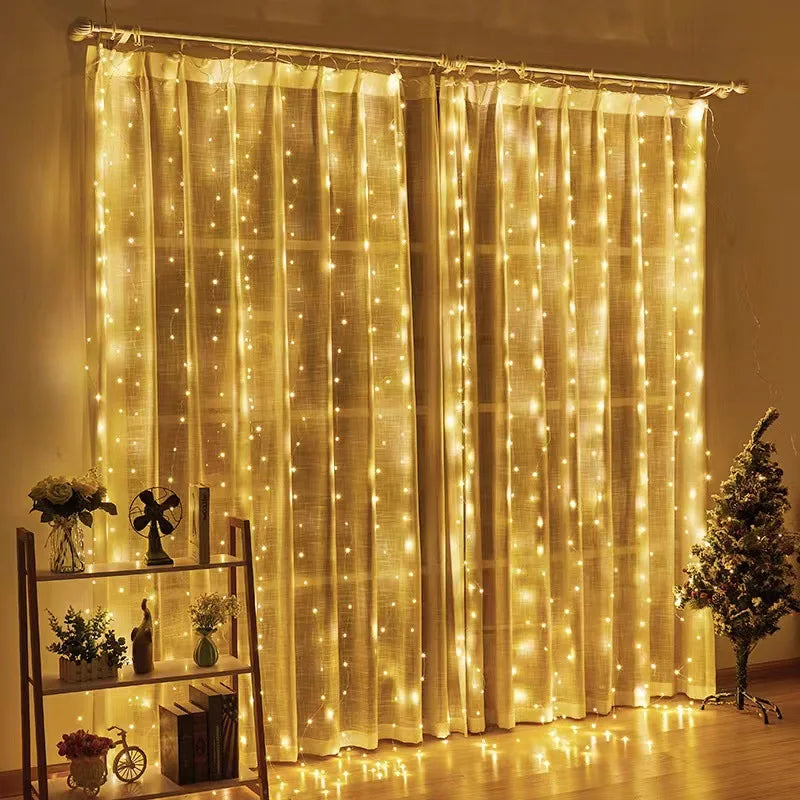 Rideau de lumière LED pour mariage en extérieur