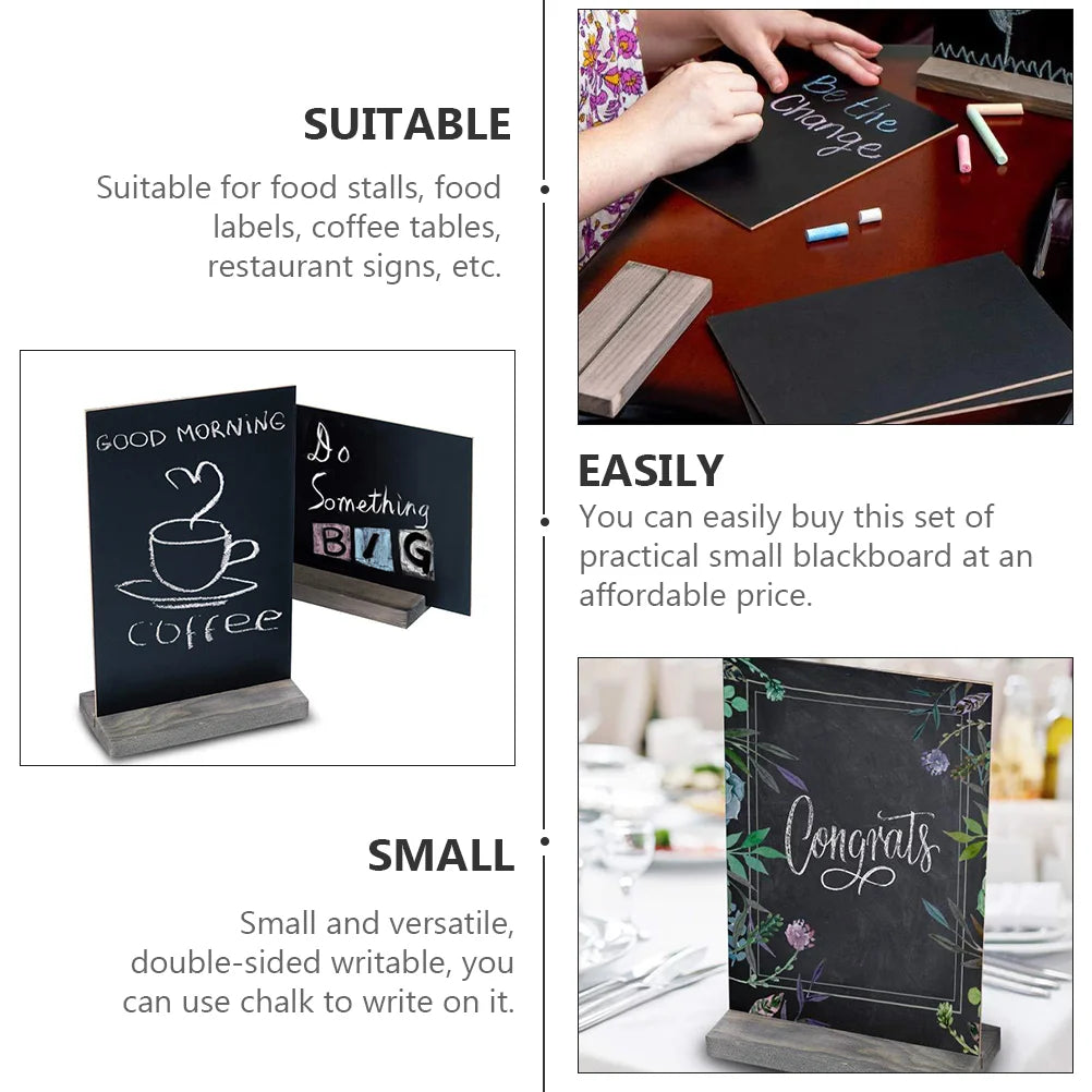 Tableau noir minimaliste pour menu de café